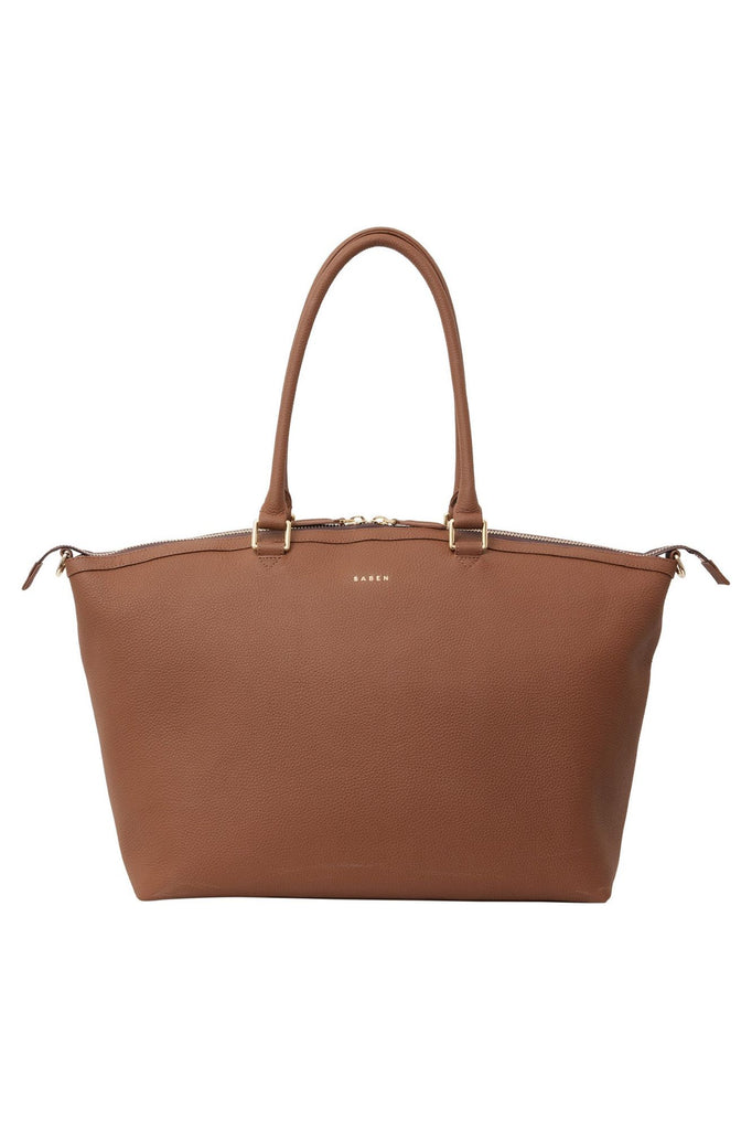 Saben Milan Carry All Bag Nutshell Brown Leather