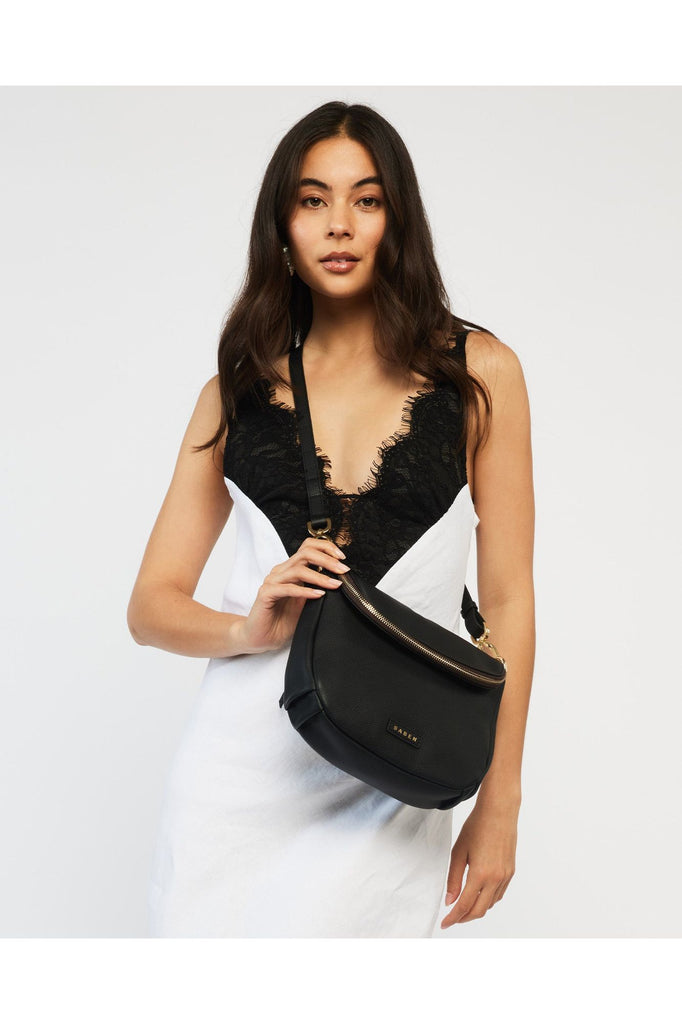 Fifi Crossbody Bag | Black Shoulder + Crossbody Bags Black Saben