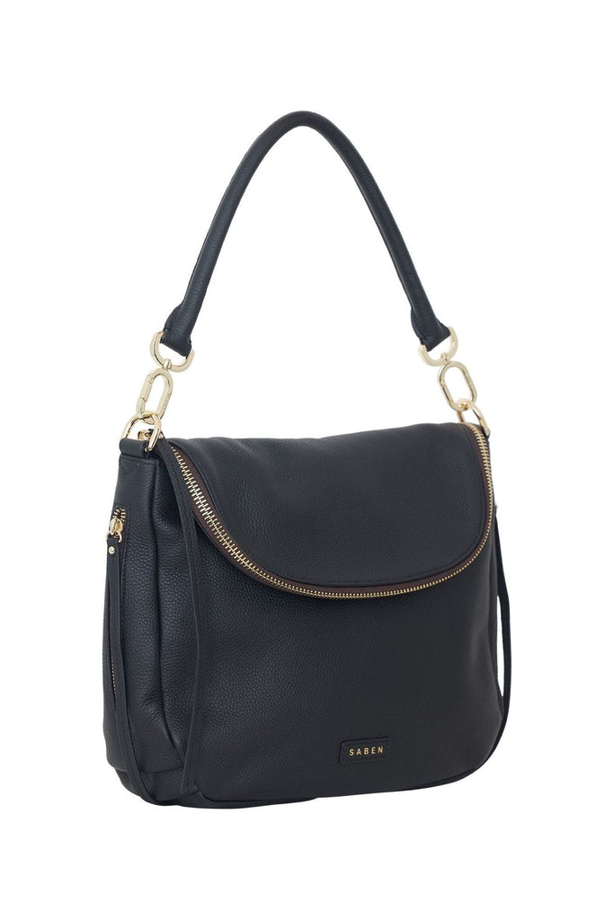 Frankie Shoulder Bag | Black Shoulder + Crossbody Bags Black Saben