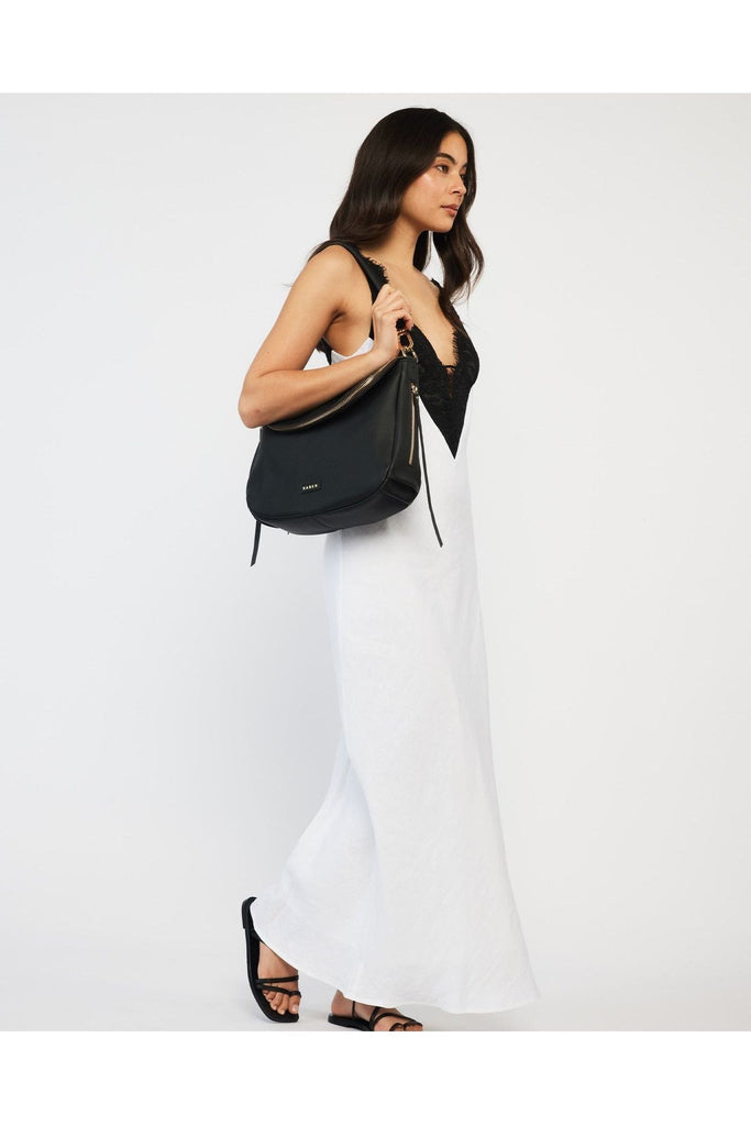 Frankie Shoulder Bag | Black Shoulder + Crossbody Bags Black Saben