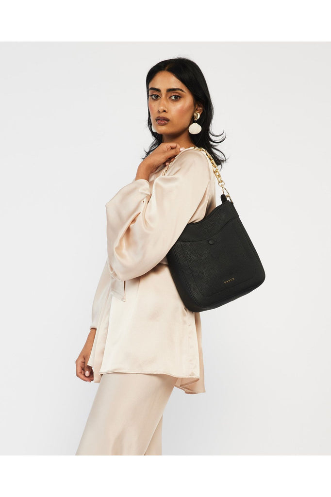 Rosie Shoulder Bag | Black Shoulder + Crossbody Bags Saben