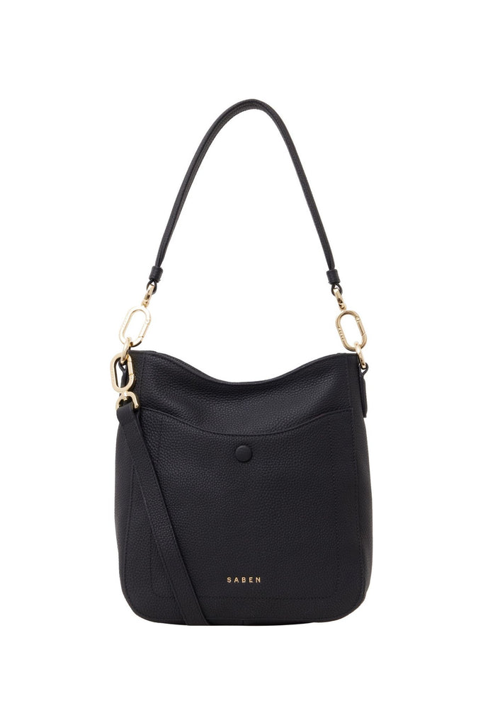 Rosie Shoulder Bag | Black Shoulder + Crossbody Bags Saben