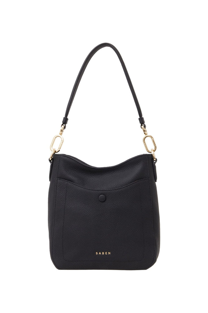 Rosie Shoulder Bag | Black Shoulder + Crossbody Bags Saben