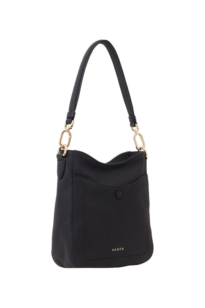 Rosie Shoulder Bag | Black Shoulder + Crossbody Bags Saben