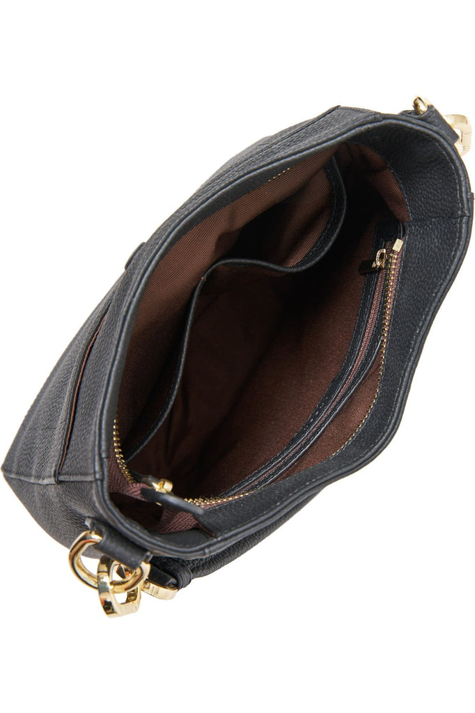 Rosie Shoulder Bag | Black Shoulder + Crossbody Bags Saben