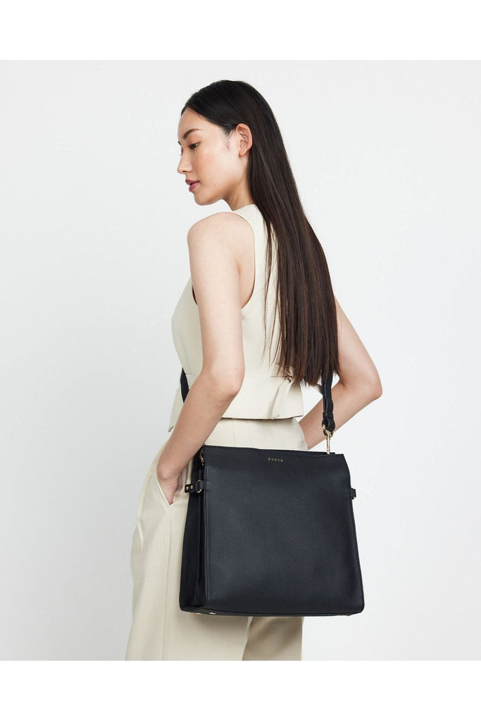 Beatrice Bag | Black Shoulder + Crossbody Bags Saben