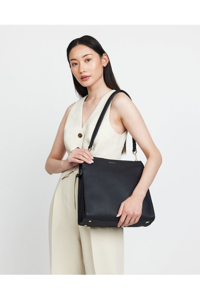 Beatrice Bag | Black Shoulder + Crossbody Bags Saben