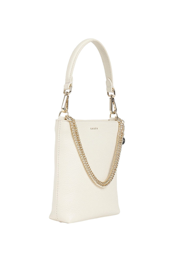 Saben Coco Leather Handbag Sand