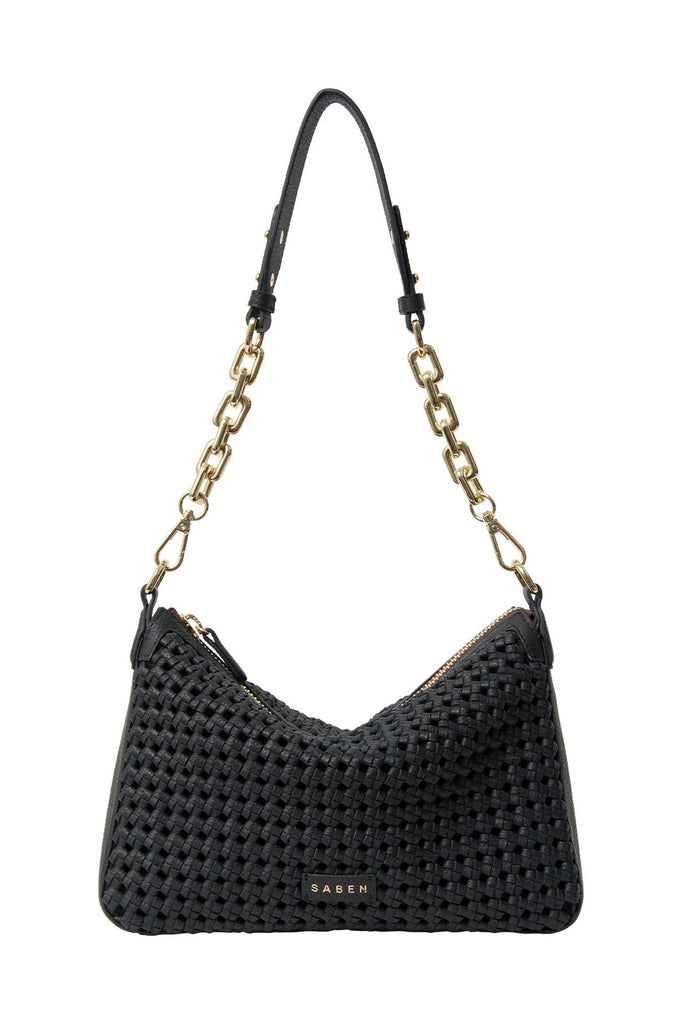 Dane Shoulder Bag | Black Braid Shoulder + Crossbody Bags Saben