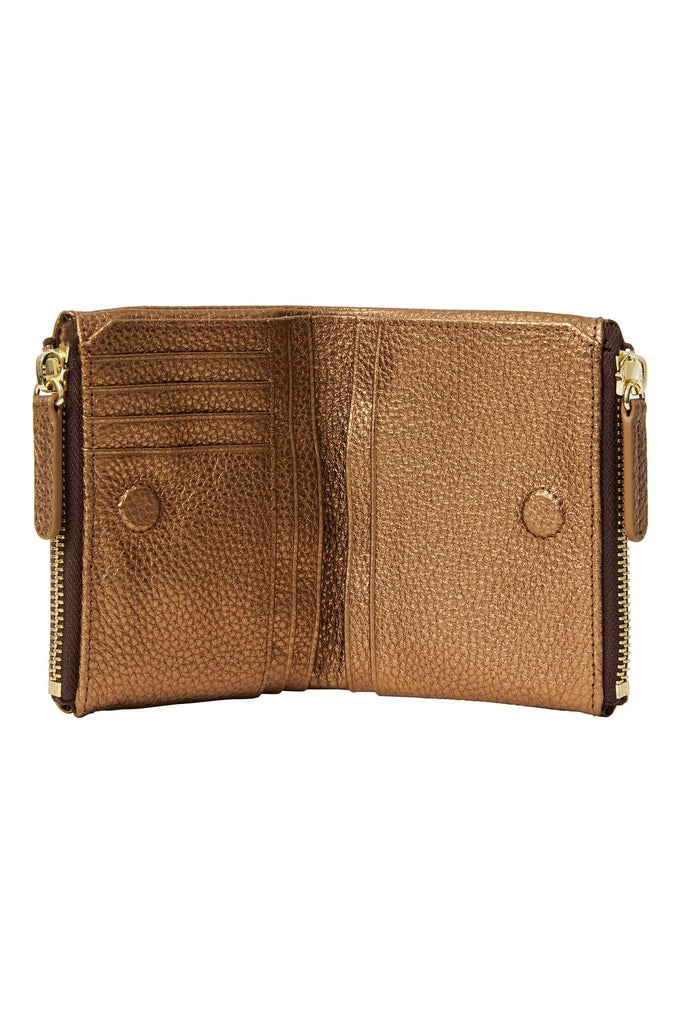 Delilah Wallet | Brushed Bronze Womens Wallets Saben