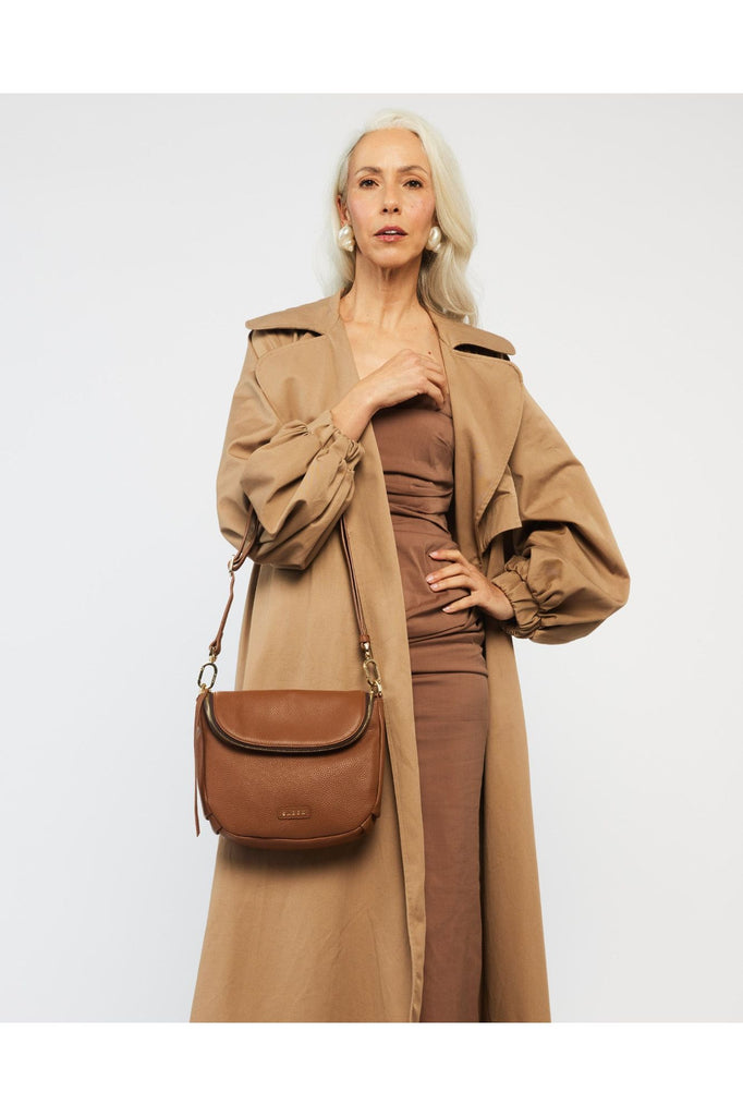 Fifi Crossbody Bag | Tan Shoulder + Crossbody Bags Saben