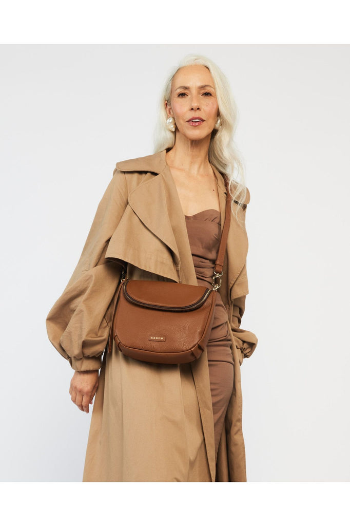 Fifi Crossbody Bag | Tan Shoulder + Crossbody Bags Saben