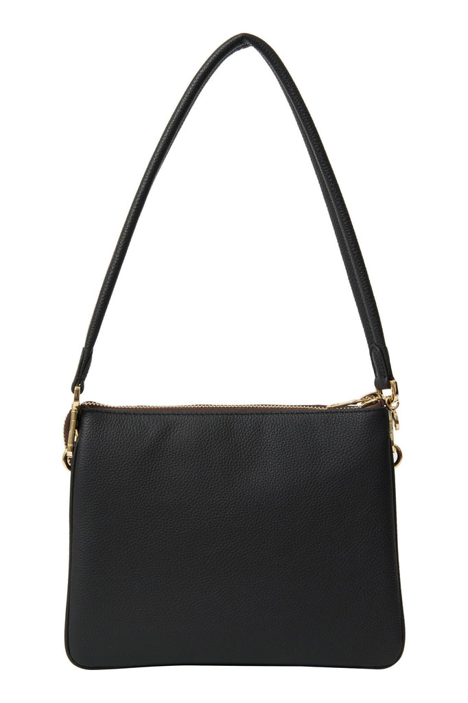 Matilda Crossbody Bag | Black Woven Shoulder + Crossbody Bags Saben