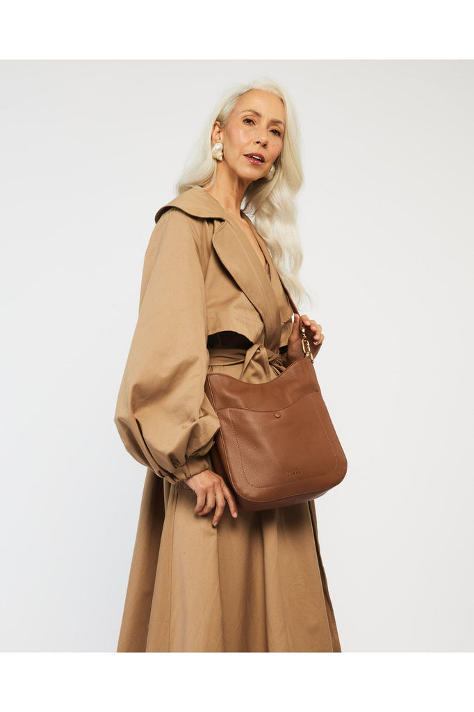 Rebe Shoulder Bag | Tan Shoulder + Crossbody Bags Saben