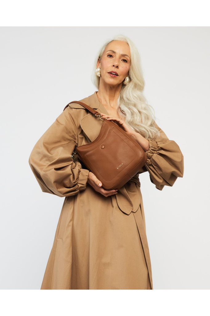 Rosie Shoulder Bag | Tan Shoulder + Crossbody Bags Saben