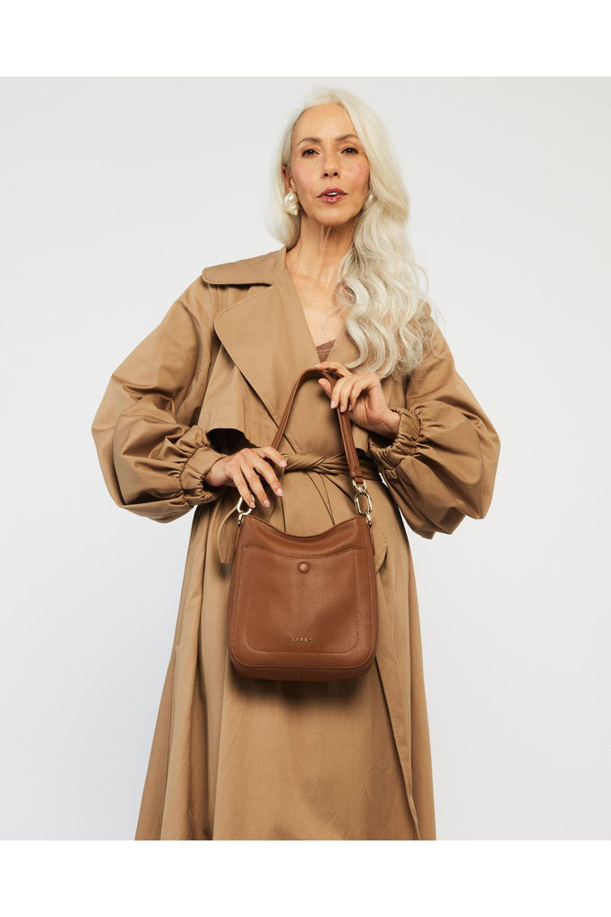 Rosie Shoulder Bag | Tan Shoulder + Crossbody Bags Saben