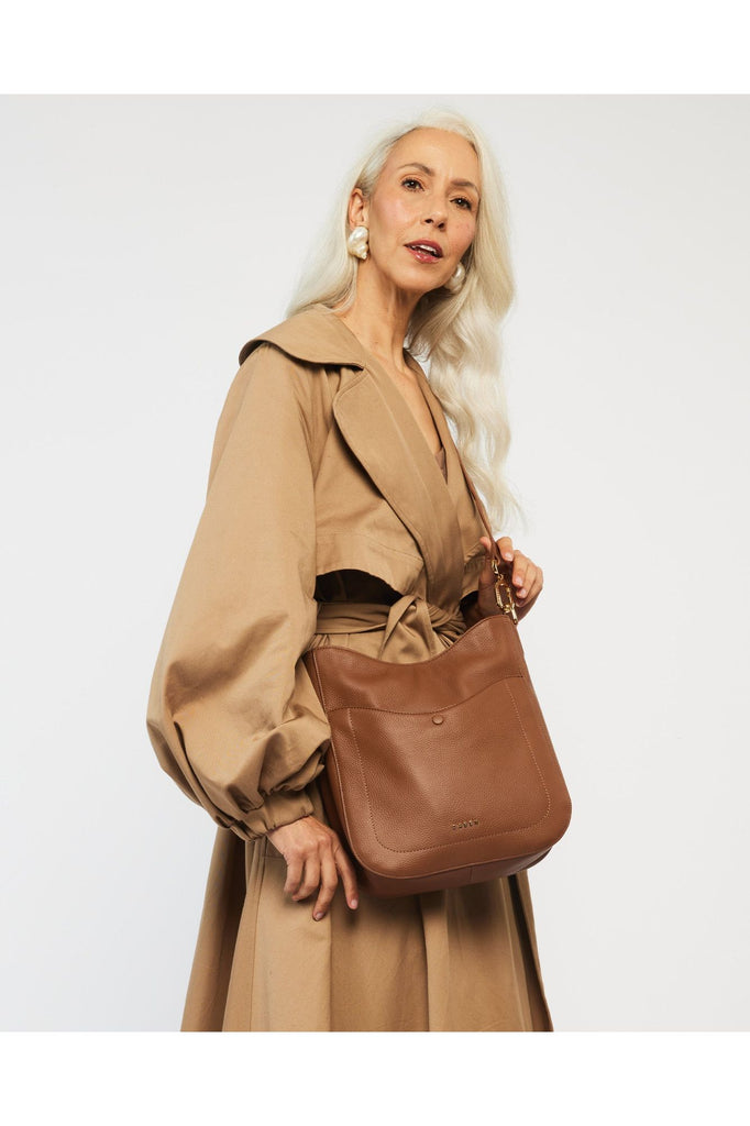 Rosie Shoulder Bag | Tan Shoulder + Crossbody Bags Saben