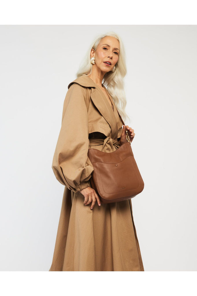 Rosie Shoulder Bag | Tan Shoulder + Crossbody Bags Saben