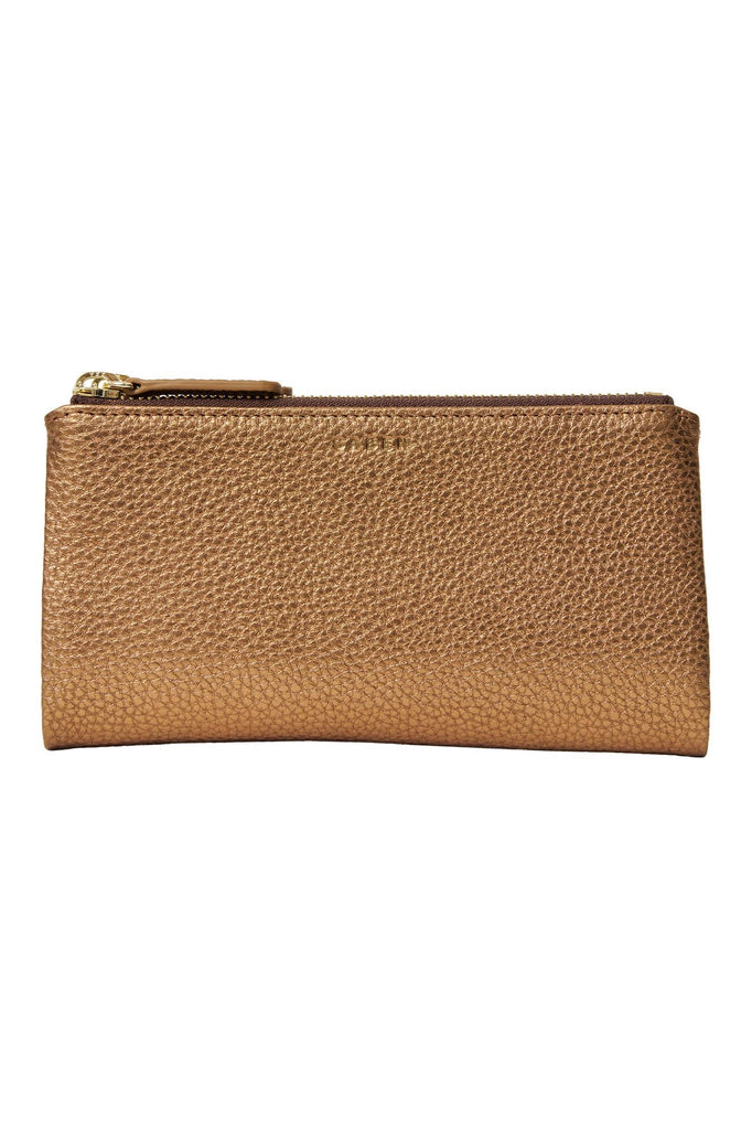 Sam Wallet | Brushed Bronze Womens Wallets Saben