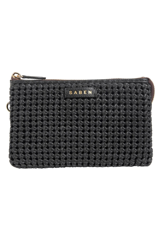 Tilly Crossbody Bag | Black Fine Braid Shoulder + Crossbody Bags Saben