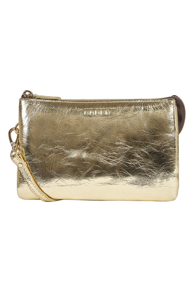 Saben Tilly Crossbody Bag Gold Crinkle