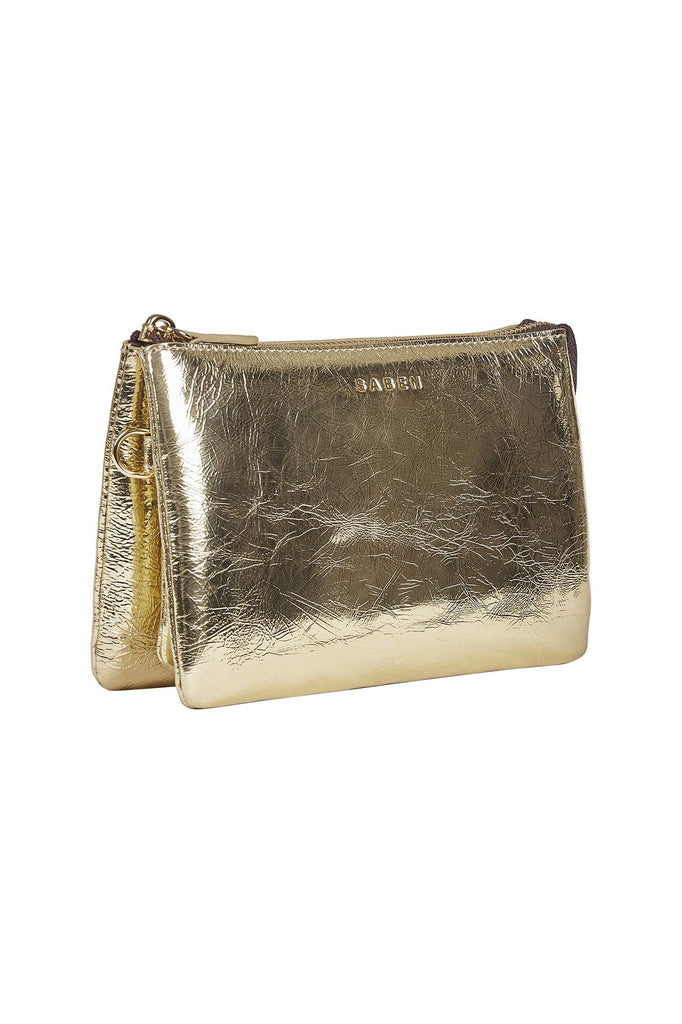 Saben Tilly Crossbody Bag Gold Crinkle