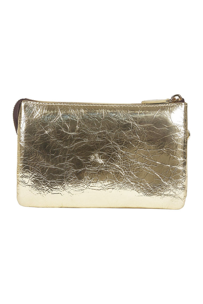 Saben Tilly Crossbody Bag Gold Crinkle