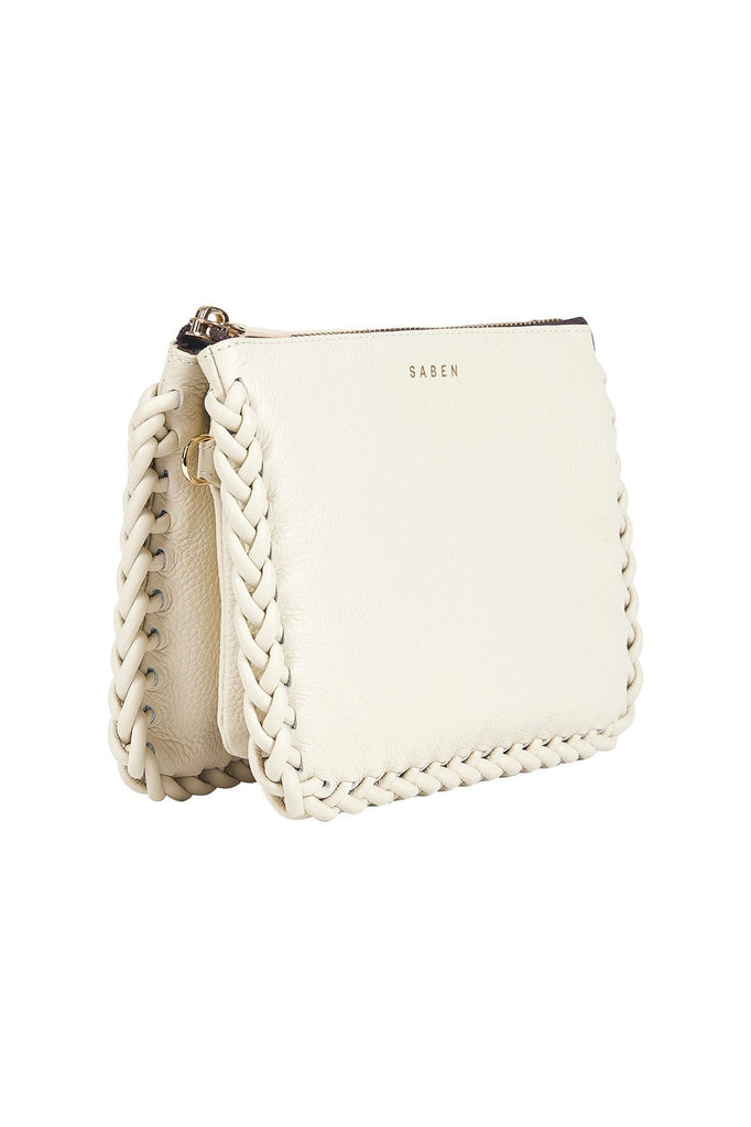 Tilly's Big Sis Crossbody Bag | Sand Plait Edge Shoulder + Crossbody Bags Saben