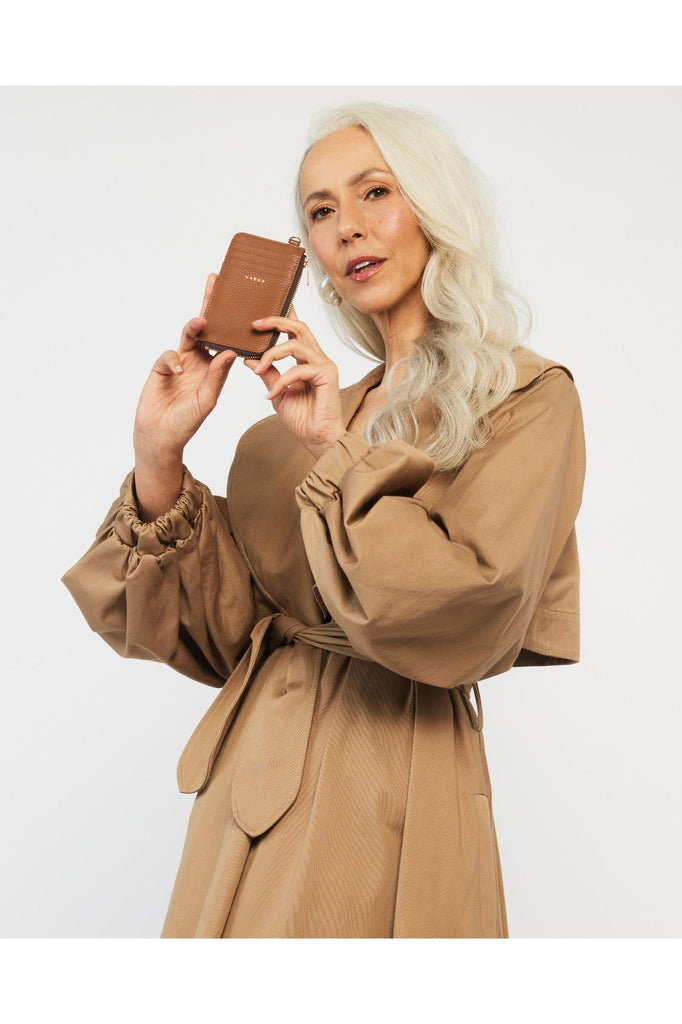 Winona Card Holder | Tan Womens Wallets Saben