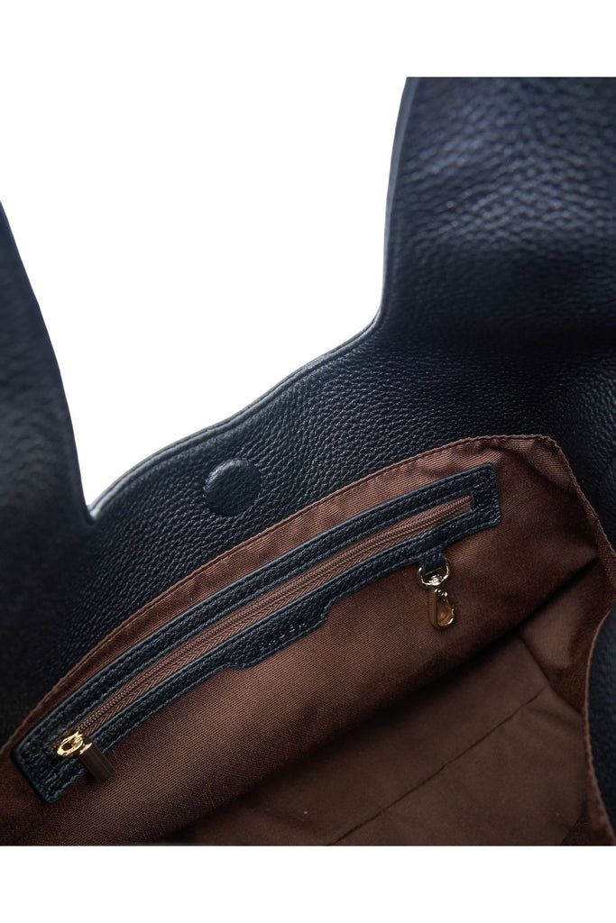 Kiki Shoulder Bag | Black Shoulder + Crossbody Bags Saben