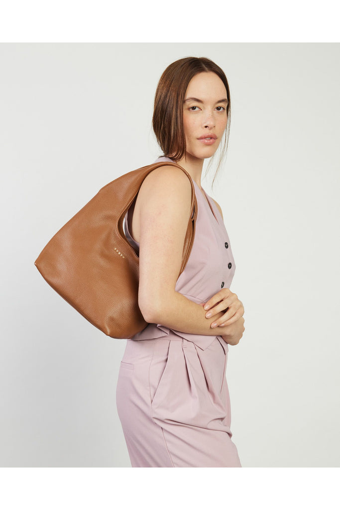 Kiki Shoulder Bag | Tan Shoulder + Crossbody Bags Saben