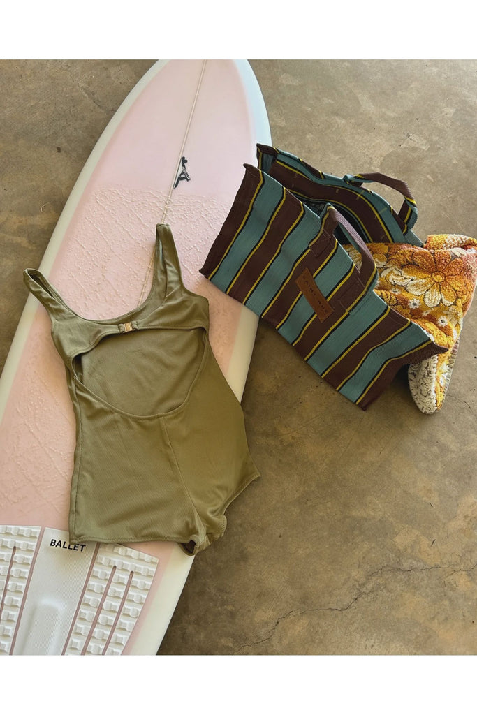 Midi Tote | Blue Crush Tote Bags Saint Rue Twenty Two