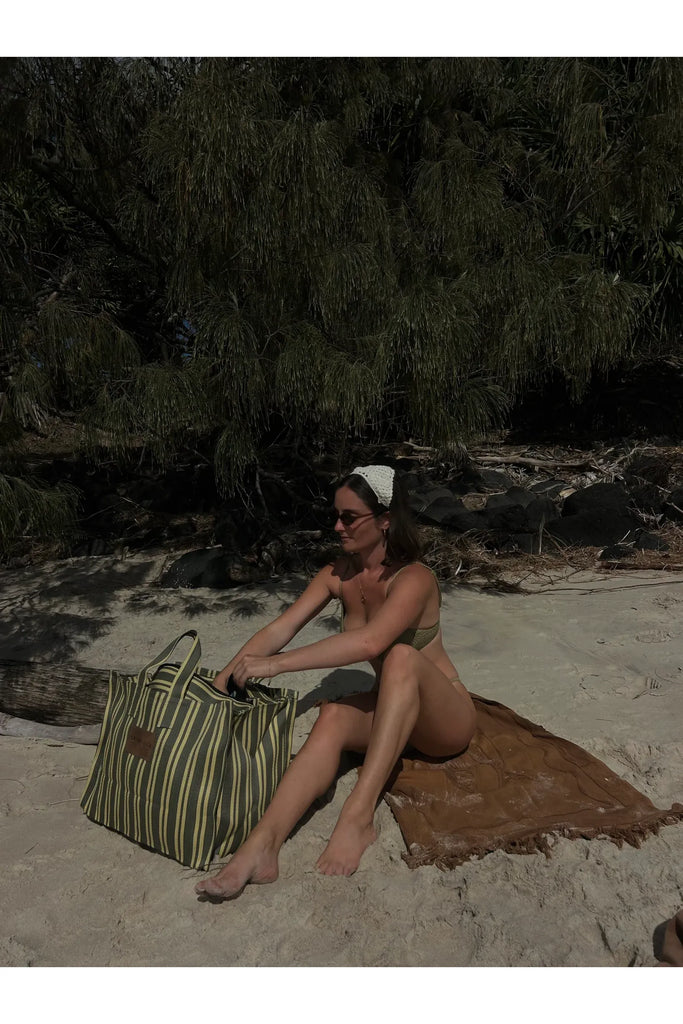 Midi Tote | Olive Tote Bags Saint Rue Twenty Two