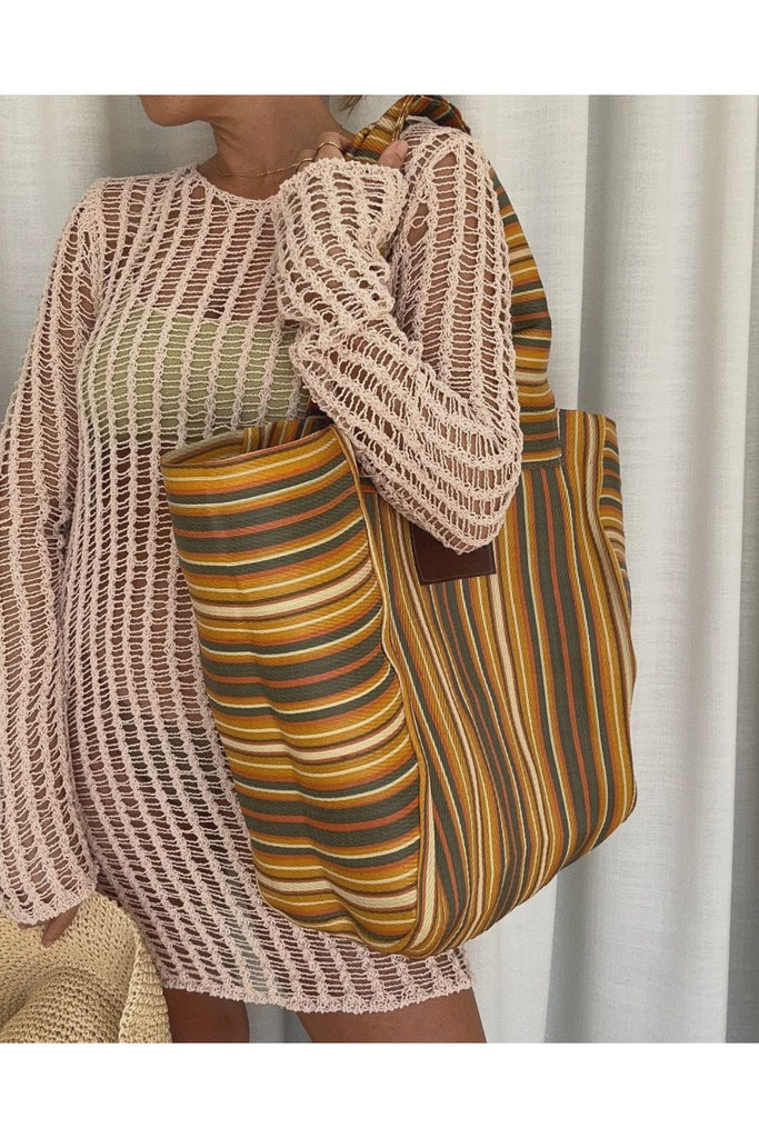 Shoulder Tote | Burnt Orange Tote Bags Saint Rue Twenty Two