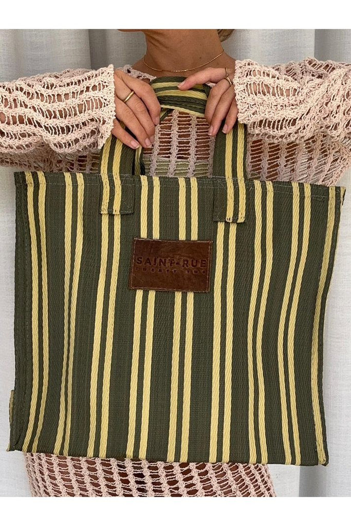 Mini Tote | Olive Tote Bags Saint Rue Twenty Two