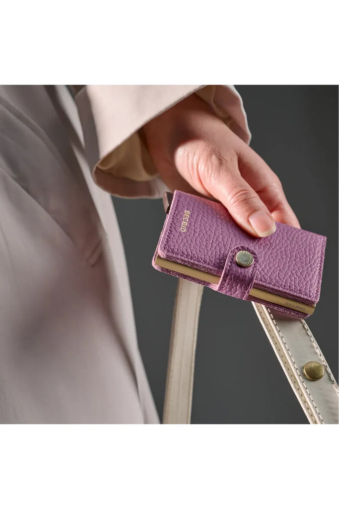Miniwallet Pebble | Orchid Womens Wallets Secrid