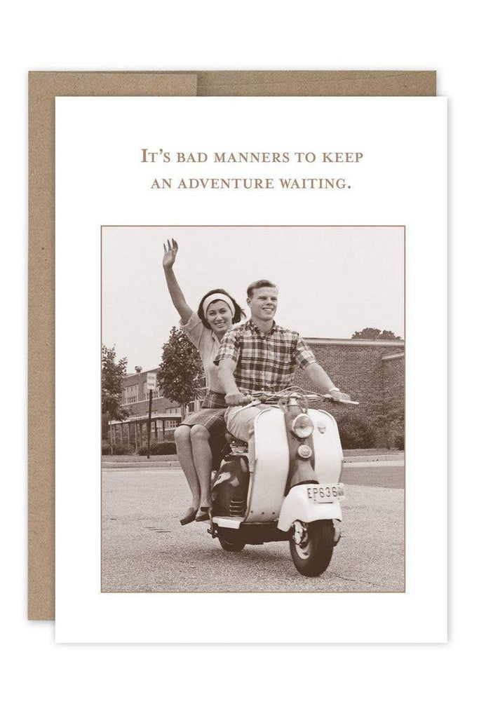 Greeting Card | Bad Manners Birthday Greeting Card Shannon Martin
