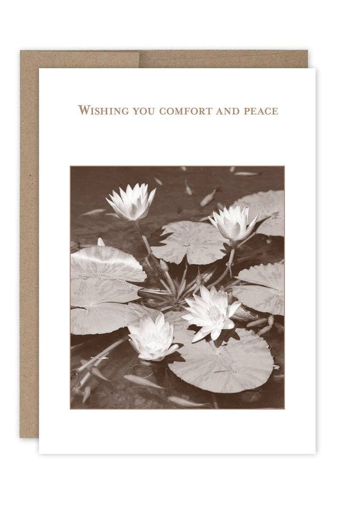 Greeting Card | Wishing You Comfort. Sympathy Greeting Card Shannon Martin
