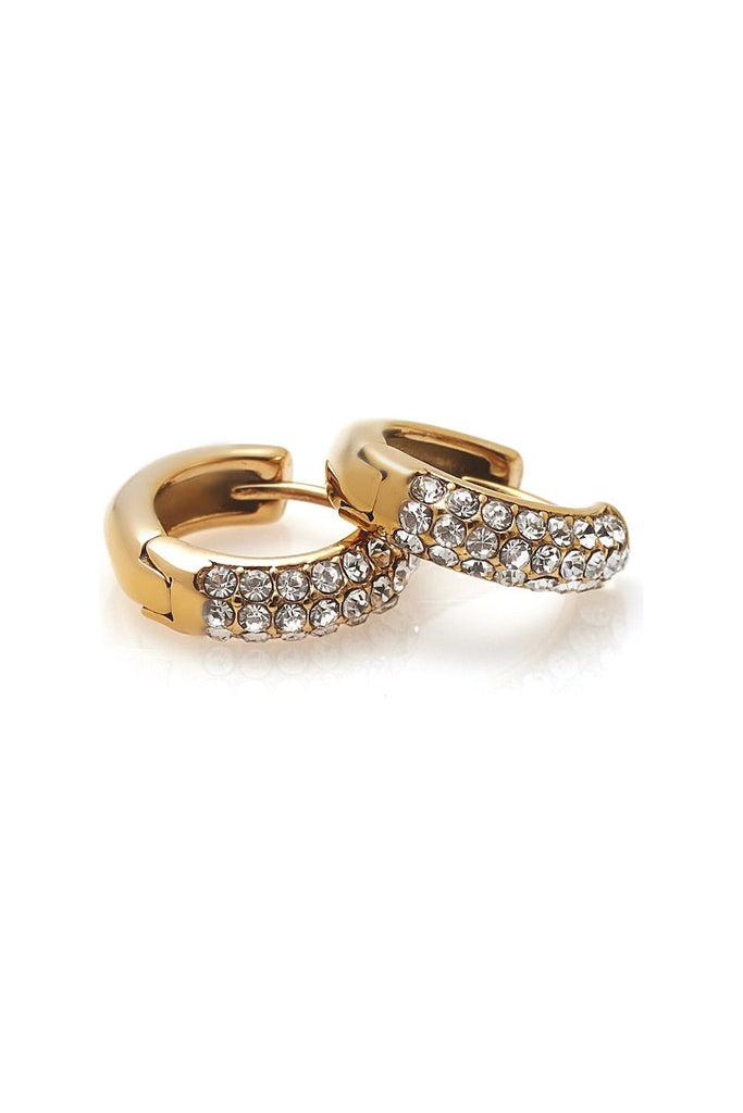 Astra Hoop Earrings Earrings Silver,Gold Silk & STEEL