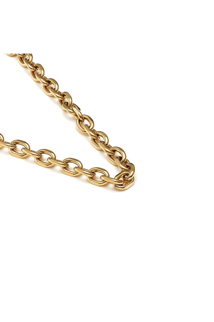 Forged Necklace Necklaces + Pendants Gold,Silver Silk & STEEL