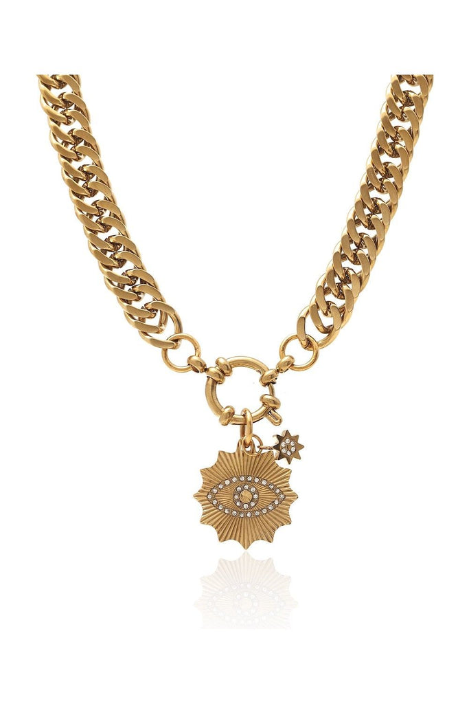 Nova Necklace Necklaces + Pendants Silver,Gold Silk & STEEL