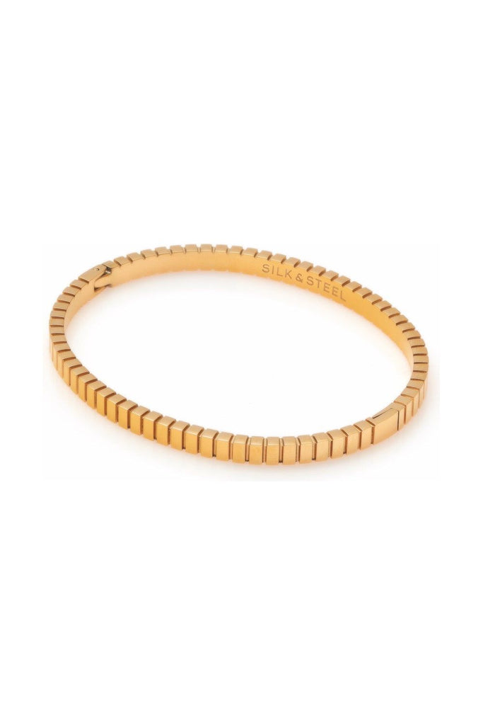 Silk & Steel Oracle Bangle Gold