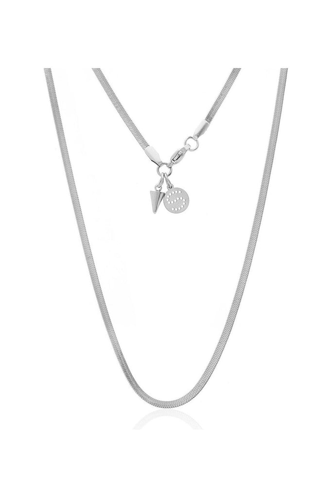 Silk & Steel Solara Necklace Silver