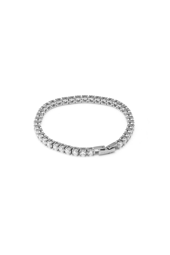 Tennis Bracelet | Silver Bracelets + Bangles Silk & STEEL