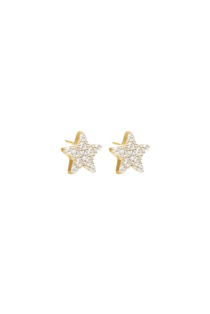 Etoile Stud Earrings Earrings Gold Silk & STEEL