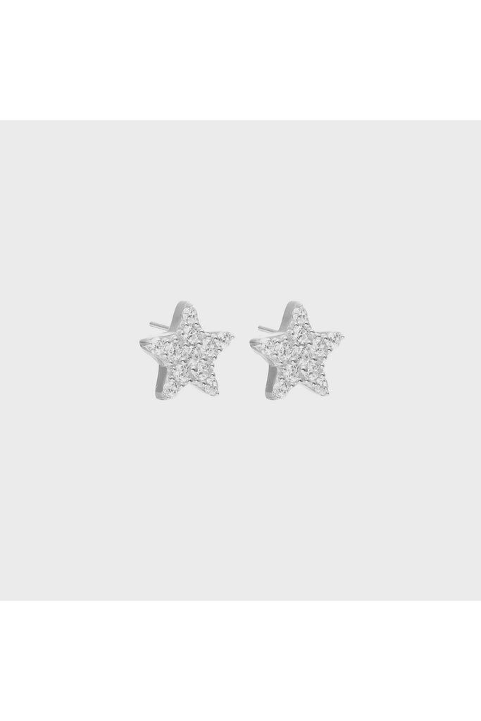 Etoile Stud Earrings Earrings Silver Silk & STEEL