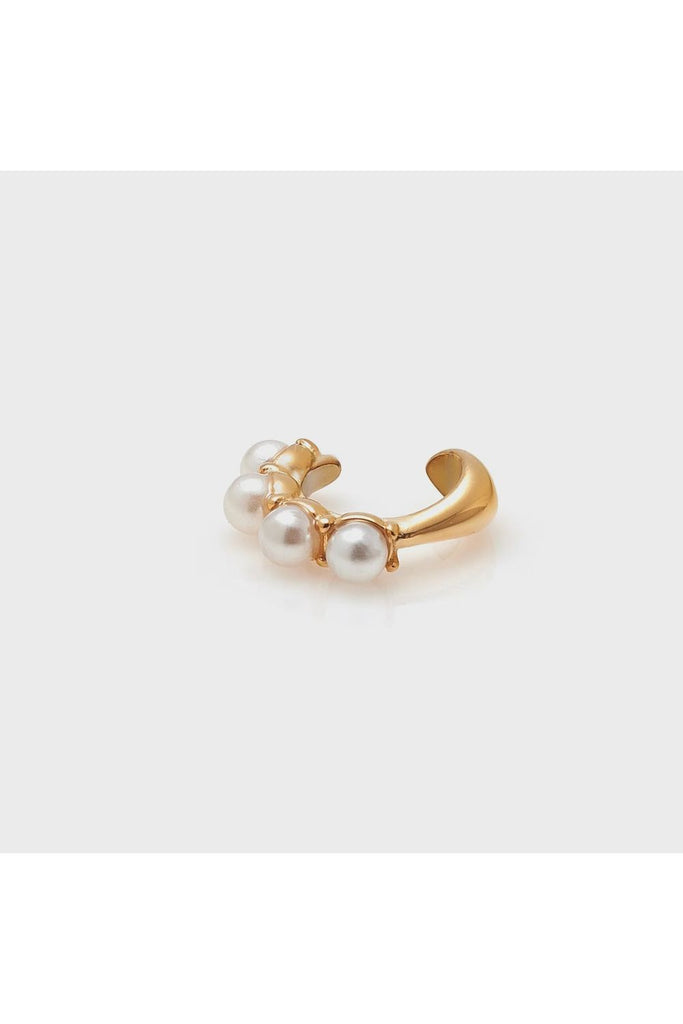 Siren Ear Cuff Earrings Silver,Gold Silk & STEEL