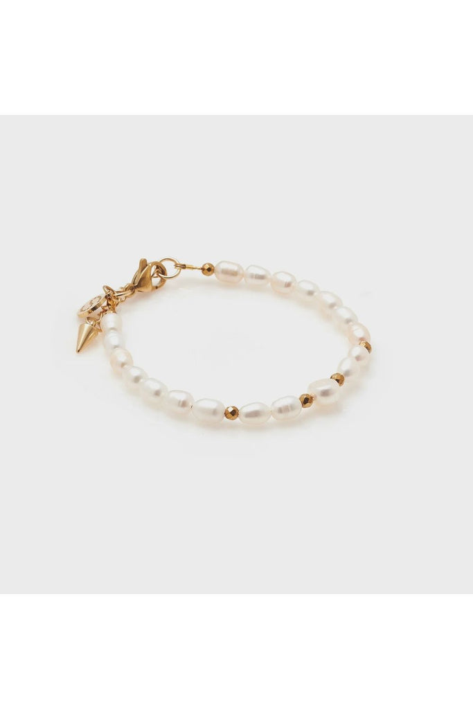 Celine Bracelet Bracelets + Bangles Silver,Gold Silk & STEEL