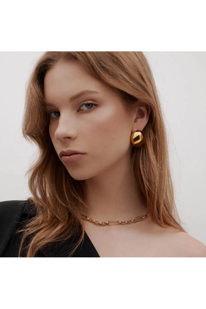Silk & Steel Mirage Earrings Gold