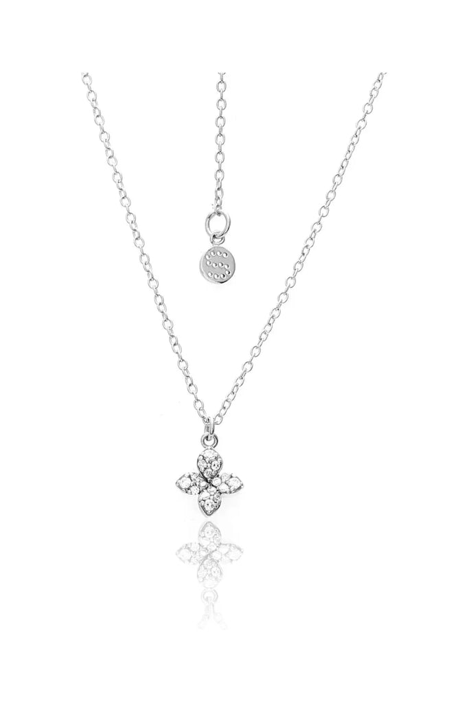 Silk & Steel Flora Necklace Silver